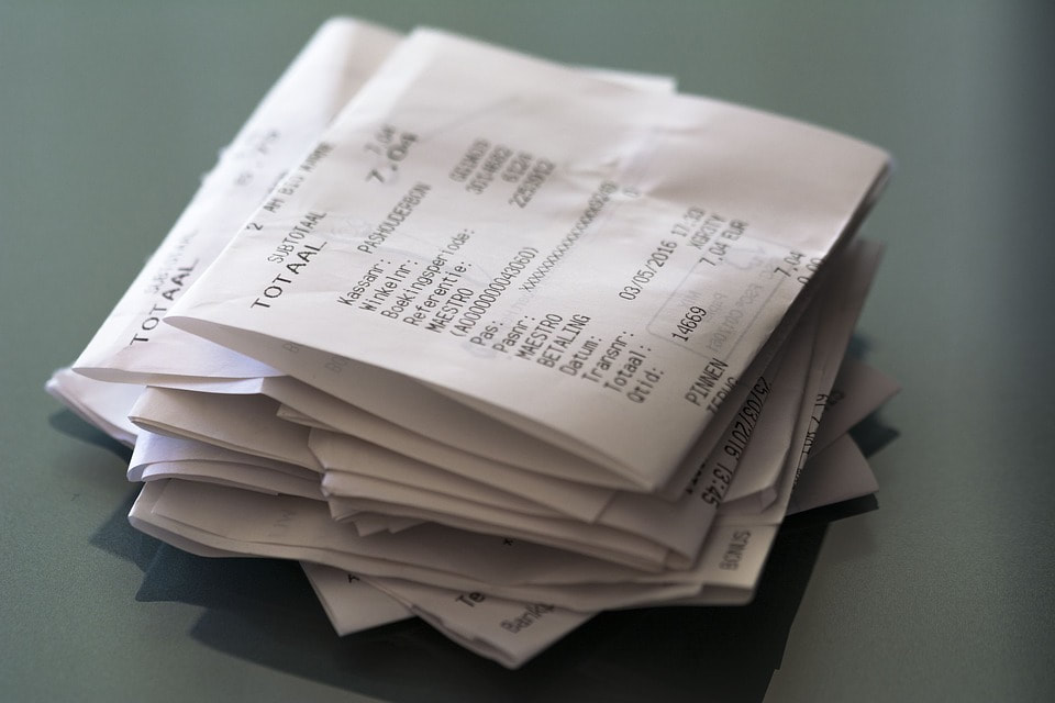 Keep All Your Receipts When Working From Home